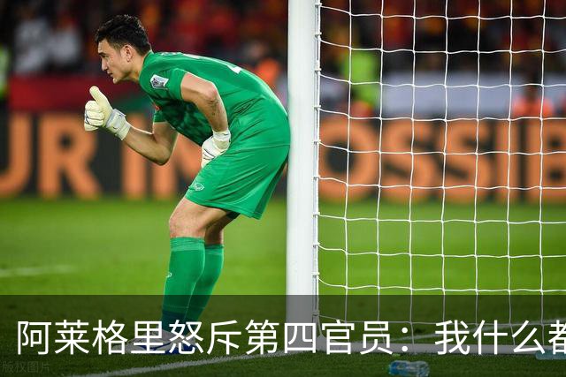 阿莱格里怒斥第四官员：我什么都没说，却吃了红牌